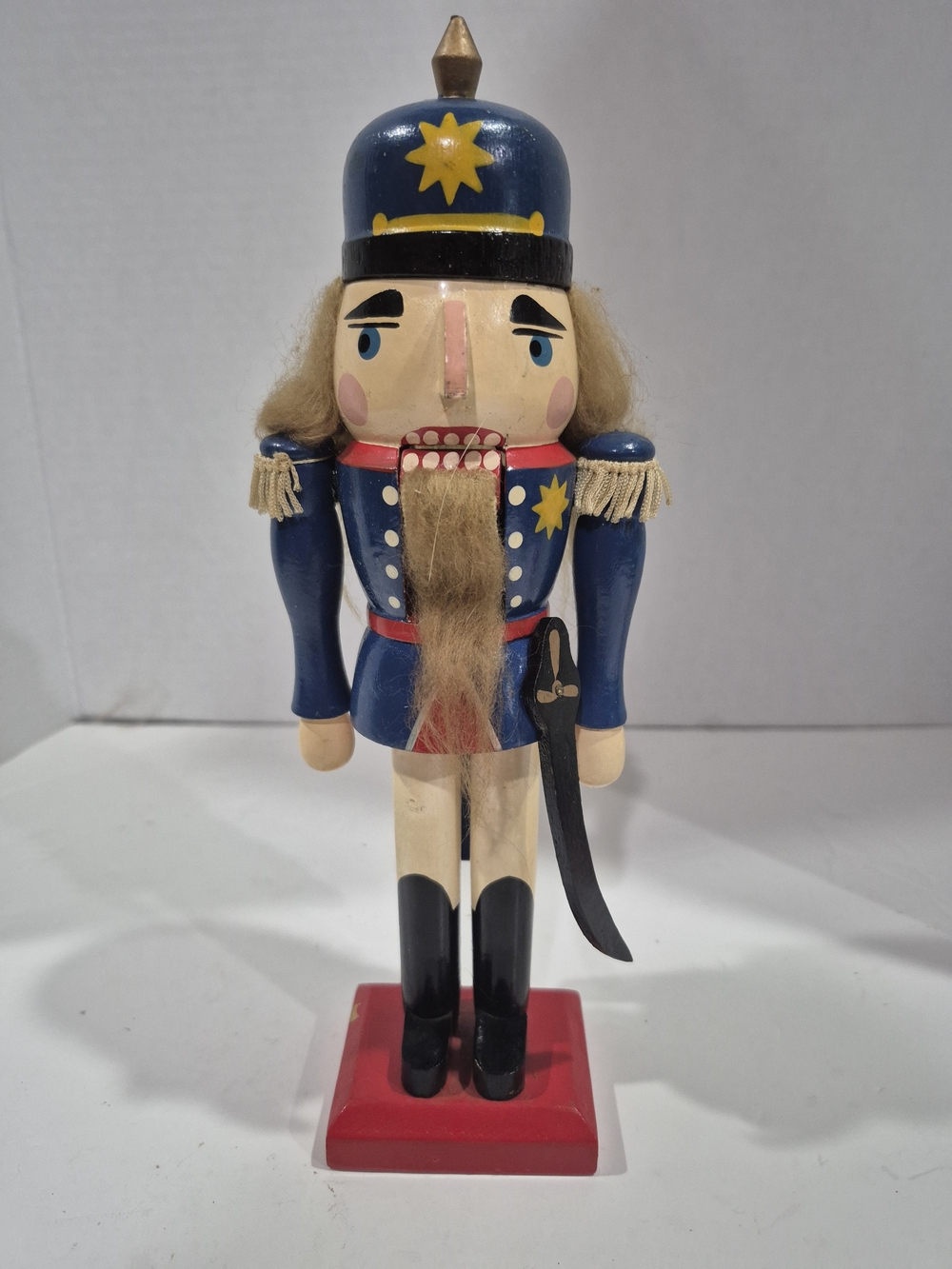 Vtg. 90's Wooden Soldier Nutcracker